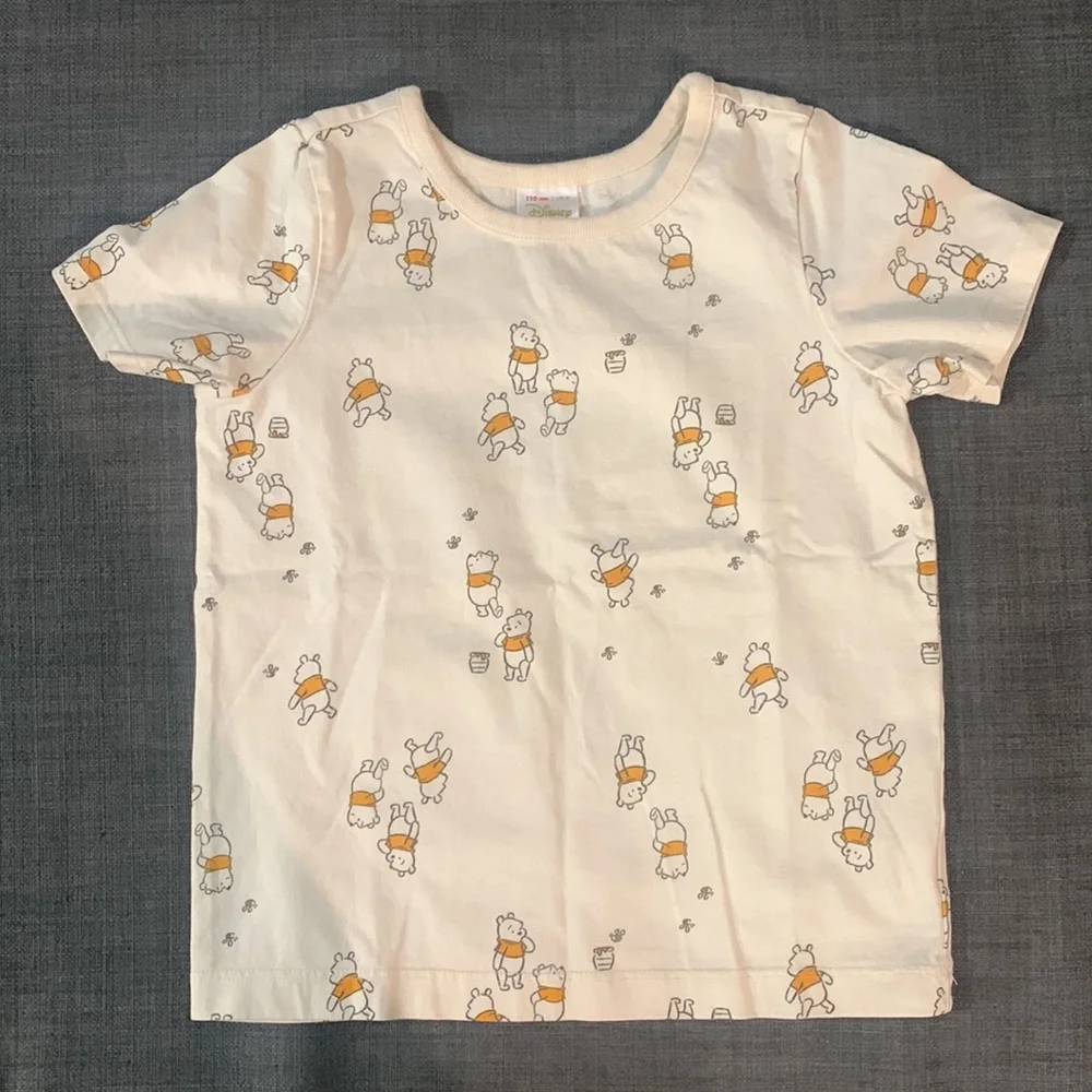 Disney by Hanna Andersson T-shirt Winnie The Pooh Pattern Off White 5 Casual